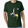 Bicycle Kick Pele Soccer Football T-Shirt - Custom Art Print Men Women - T-Shirt, Sweatshirt, Hoodie