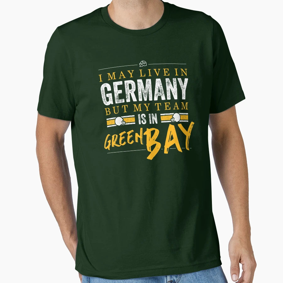 Green Bay Football Team Fans From T-Shirt - Aesthetic Graphic Men Women - T-Shirt, Sweatshirt, Hoodie