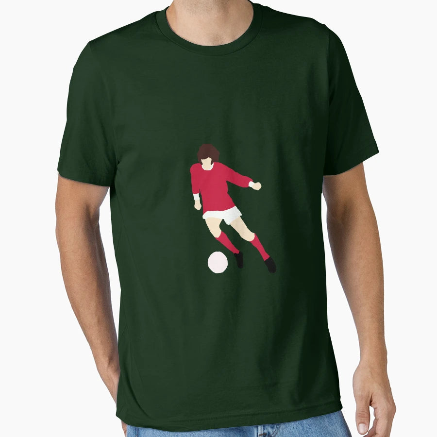 Minimalist George Best T-Shirt - Graphic Print Men Women - T-Shirt, Sweatshirt, Hoodie