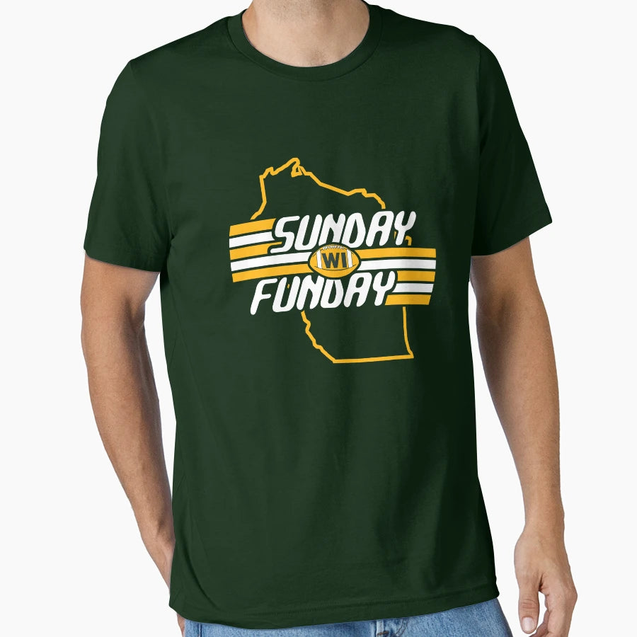 Green Bay Football Fan State T-Shirt - Fun Novelty Design Men Women - T-Shirt, Sweatshirt, Hoodie