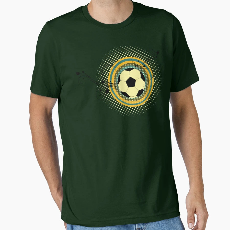 Decorative Soccer Ball T-Shirt - Graphic Print Unisex - T-Shirt, Sweatshirt, Hoodie
