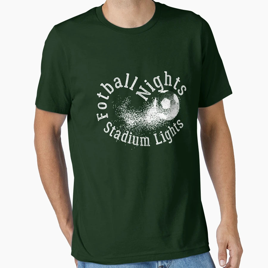 Funny Football Nights Stadium Lights T-Shirt - Streetwear Style Men Women - T-Shirt, Sweatshirt, Hoodie