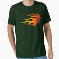 Barrel Racer Flames T-Shirt - Minimalist Print for Adults - T-Shirt, Sweatshirt, Hoodie