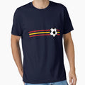 Football Stripes Spain T-Shirt - Custom Art Print for Adults - T-Shirt, Sweatshirt, Hoodie