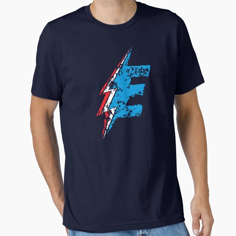 Energy Lighting Superhero Letter E T-Shirt - Streetwear Style Men Women - T-Shirt, Sweatshirt, Hoodie
