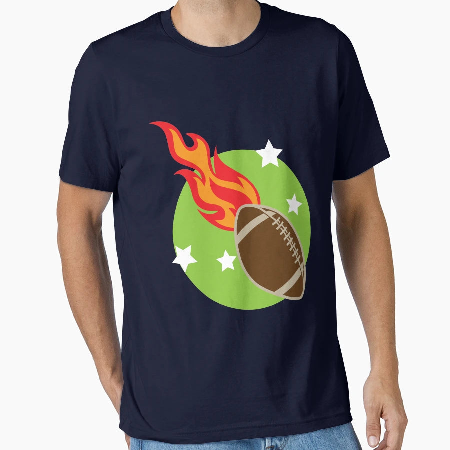 American Football Burns T-Shirt - Custom Art Print for Adults - T-Shirt, Sweatshirt, Hoodie