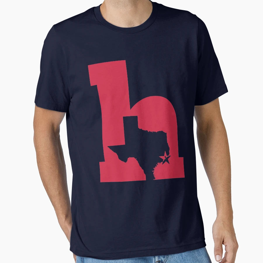 Lowercase H Red T-Shirt - Streetwear Style Unisex - T-Shirt, Sweatshirt, Hoodie