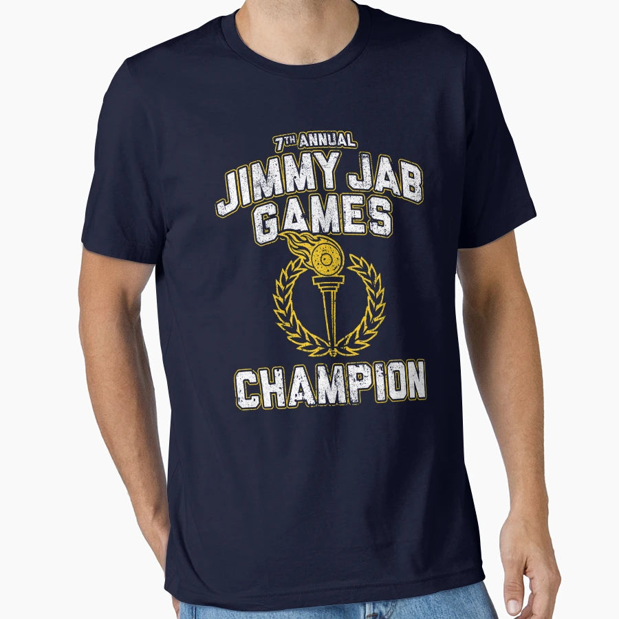 Jimmy Jab Games Champion T-Shirt - Unique Graphic for Adults - T-Shirt, Sweatshirt, Hoodie