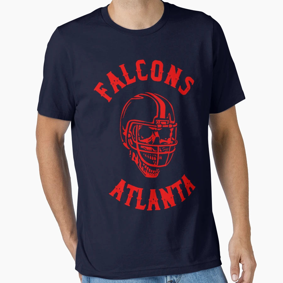 Falcons Skull T-Shirt - Aesthetic Graphic Men Women - T-Shirt, Sweatshirt, Hoodie