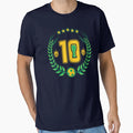 Soccer Jersey No 10 Beer Glass Green And T-Shirt - Trendy Graphic Unisex - T-Shirt, Sweatshirt, Hoodie