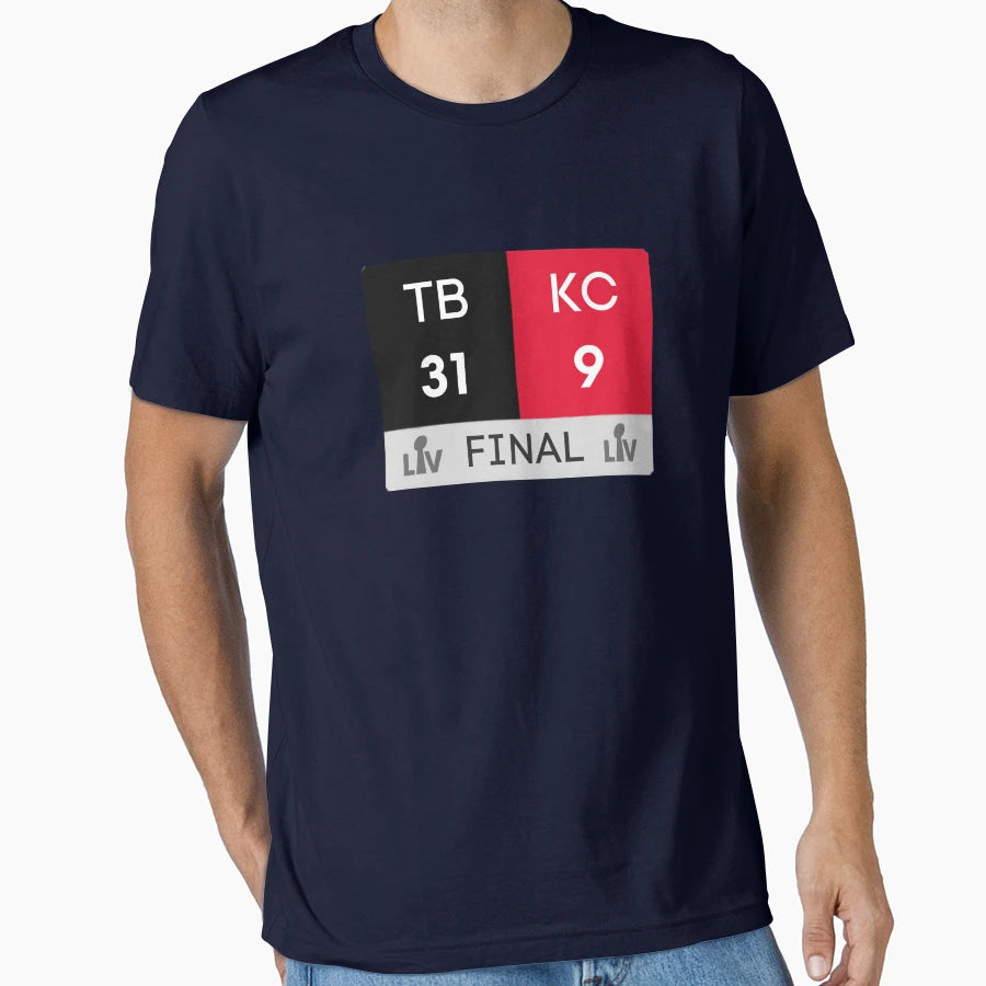 Super Bowl Lv 2021 Final Score Tampa T-Shirt - Streetwear Style for Adults - T-Shirt, Sweatshirt, Hoodie