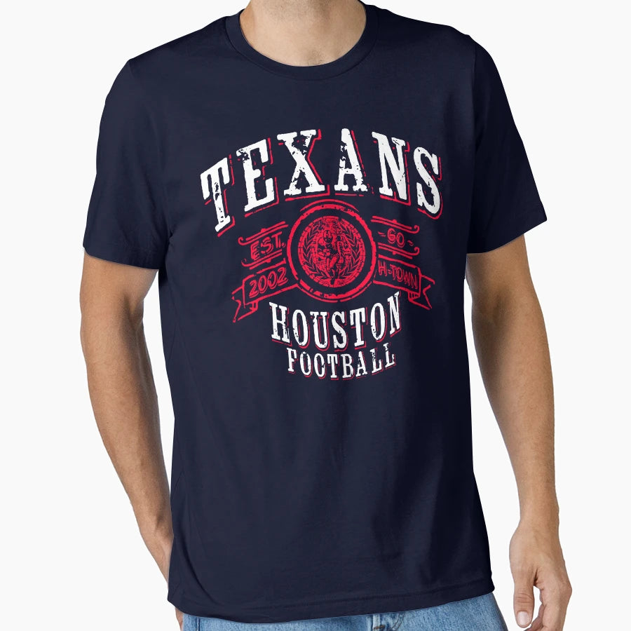 Texans Football T-Shirt - Casual Everyday Wear for Adults - T-Shirt, Sweatshirt, Hoodie