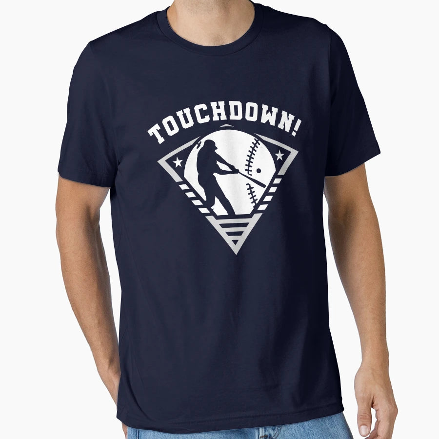 Funny Touchdown Baseball Its Home Run T-Shirt - Trendy Graphic for Adults - T-Shirt, Sweatshirt, Hoodie