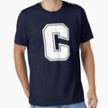 Chs C Logo White T-Shirt - Trendy Graphic for Adults - T-Shirt, Sweatshirt, Hoodie