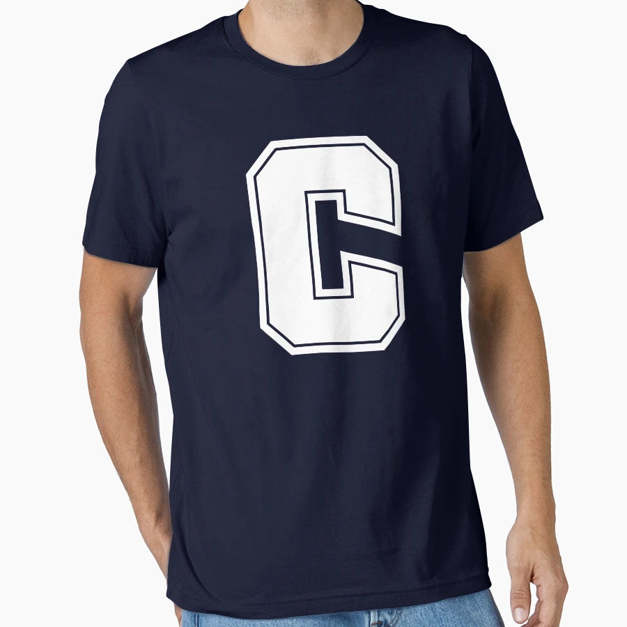 Chs C Logo White T-Shirt - Trendy Graphic for Adults - T-Shirt, Sweatshirt, Hoodie