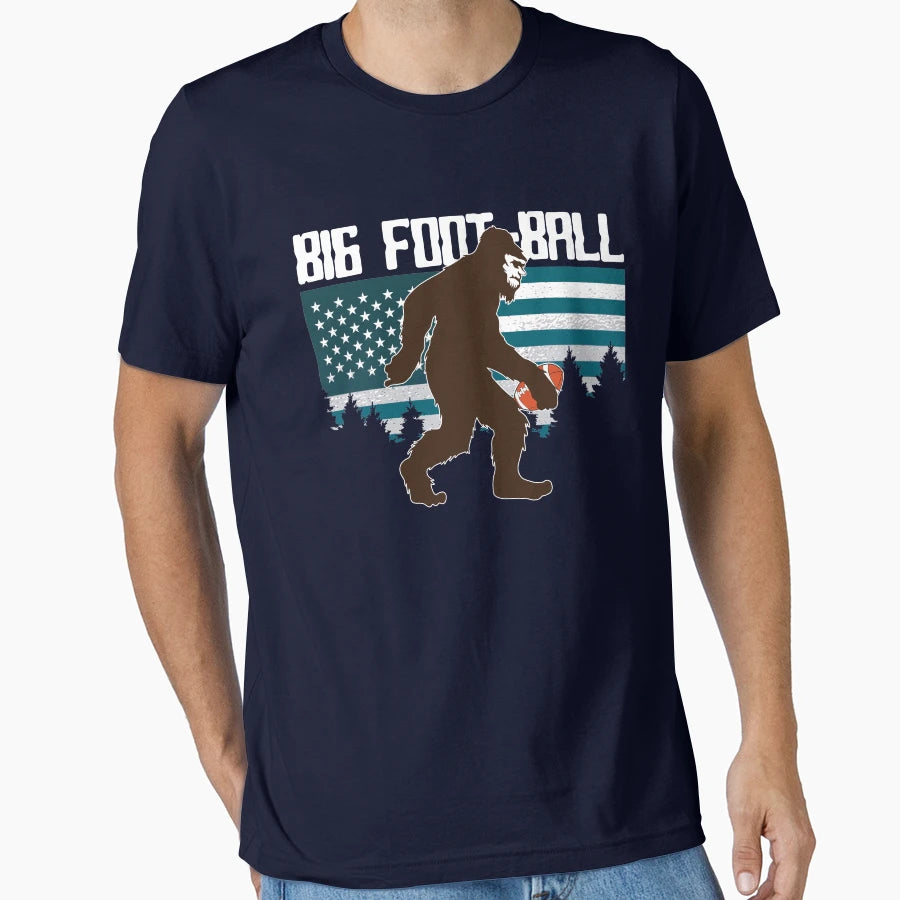Big Foot Ball T-Shirt - Novelty Apparel Men Women - T-Shirt, Sweatshirt, Hoodie