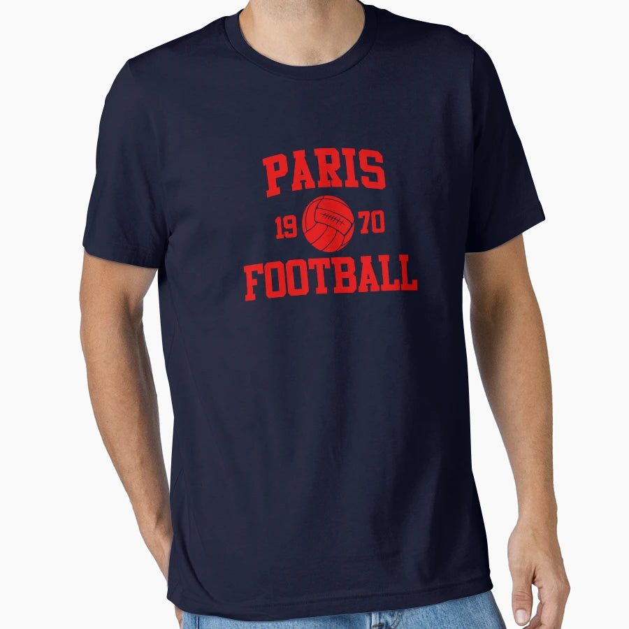 Paris Football Athletic College 2 T-Shirt - Custom Art Print Men Women - T-Shirt, Sweatshirt, Hoodie
