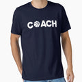 Coach Basketball T-Shirt - Minimalist Print Men Women - T-Shirt, Sweatshirt, Hoodie