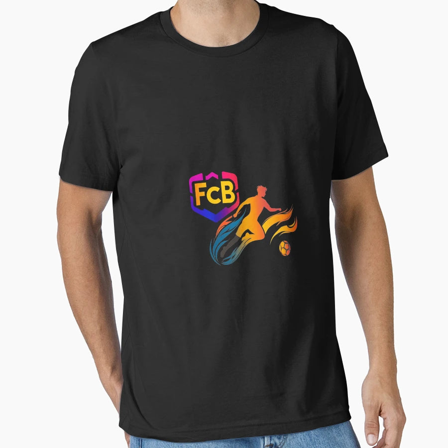 Barcelona Logo Illustration T-Shirt - Novelty Apparel Men Women - T-Shirt, Sweatshirt, Hoodie