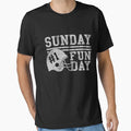 Sunday Funday Football Helmet T-Shirt - Fun Novelty Design Unisex - T-Shirt, Sweatshirt, Hoodie