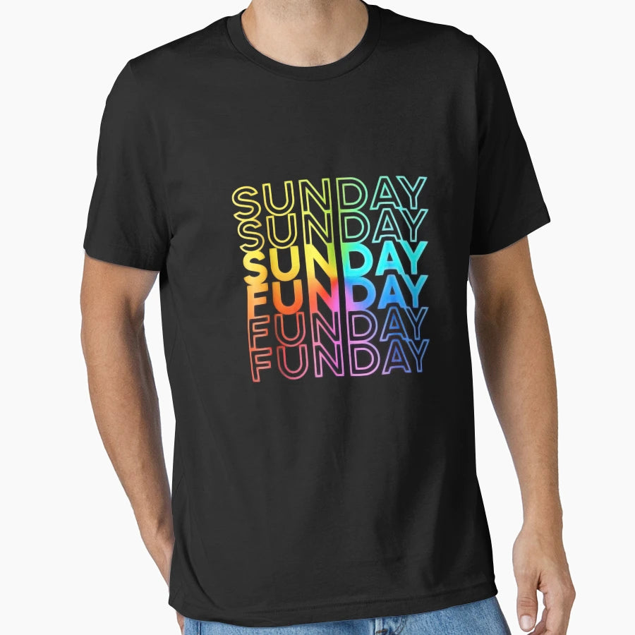 Sunday Funday Color Party Sunday Funday T-Shirt - Trendy Graphic Men Women - T-Shirt, Sweatshirt, Hoodie