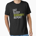 Eat Sleep Siuuu Repeat T-Shirt - Casual Everyday Wear for Adults - T-Shirt, Sweatshirt, Hoodie