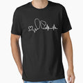 Bunny Heartbeat T-Shirt - Casual Everyday Wear Men Women - T-Shirt, Sweatshirt, Hoodie