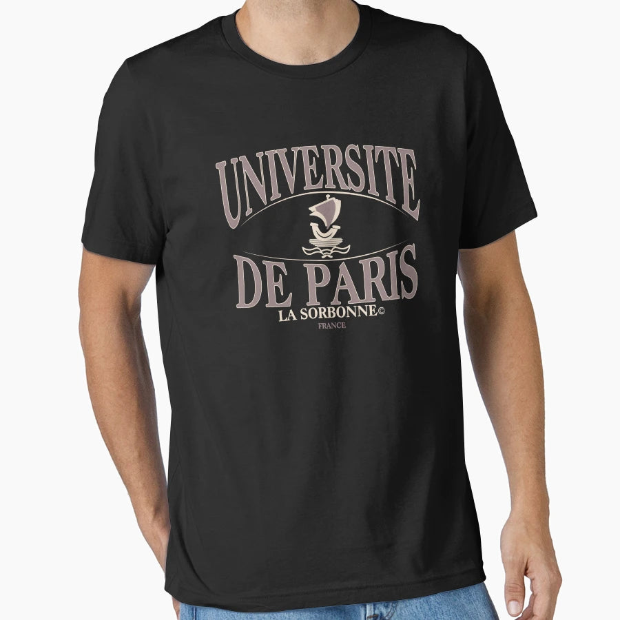 80S Paris Sorbonne Universit T-Shirt - Streetwear Style Unisex - T-Shirt, Sweatshirt, Hoodie