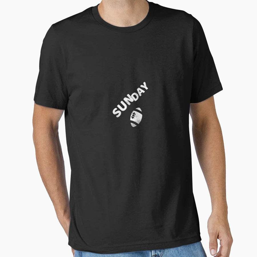 Sunday Football Fathers Day Gift Matching T-Shirt - Custom Art Print Unisex - T-Shirt, Sweatshirt, Hoodie