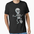 Soccer Skeleton Halloween T-Shirt - Graphic Print Men Women - T-Shirt, Sweatshirt, Hoodie