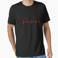 Dentist Tooth Heart Beat Red T-Shirt - Custom Art Print Men Women - T-Shirt, Sweatshirt, Hoodie