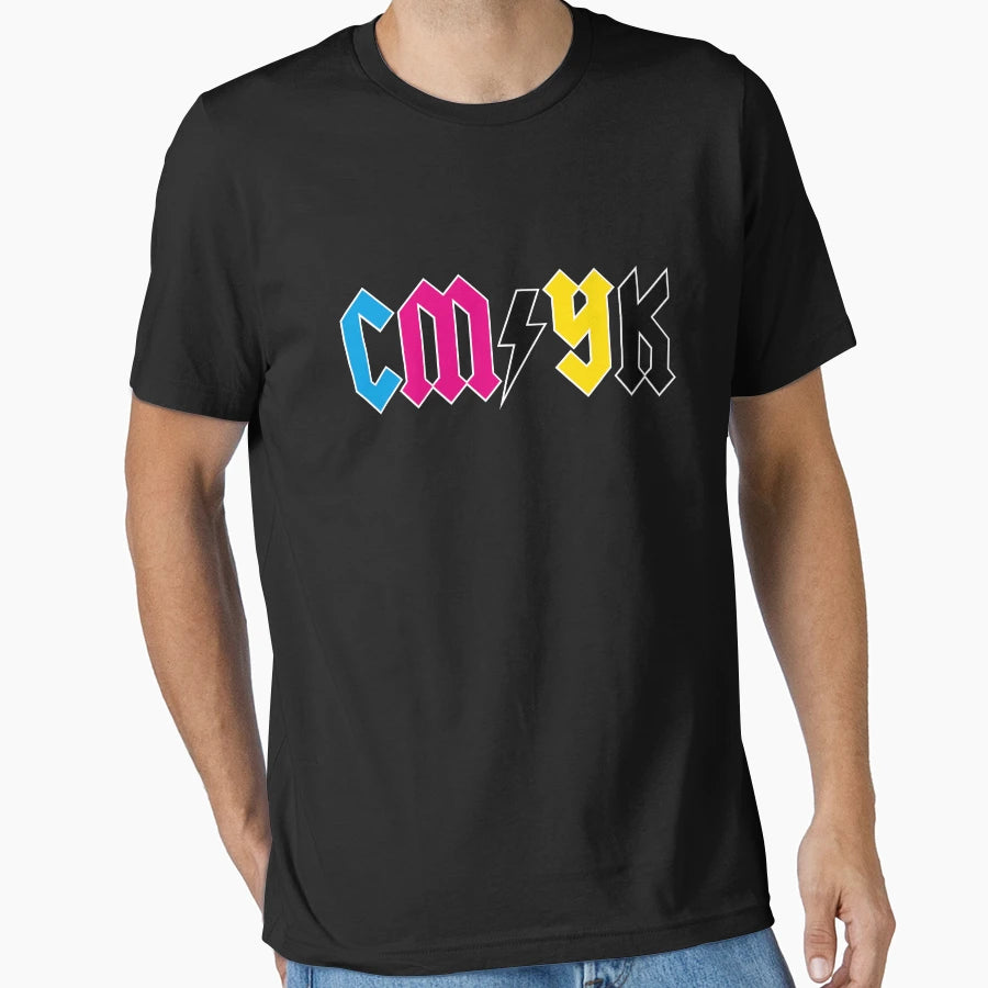 Cmyk Rock Designer Printing Office Dtp Art T-Shirt - Trendy Graphic Unisex - T-Shirt, Sweatshirt, Hoodie