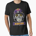 American Football Minnesota Skull T-Shirt - Trendy Graphic Men Women - T-Shirt, Sweatshirt, Hoodie