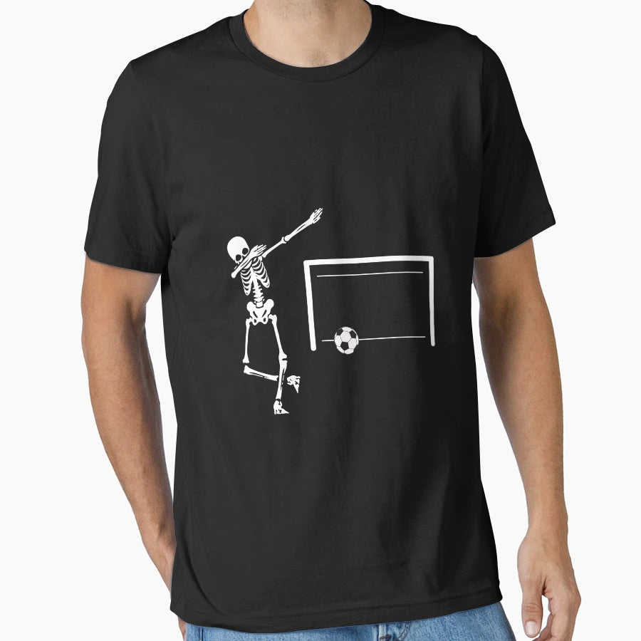 Dabbing Skeleton Soccer Dab Hip Hop T-Shirt - Fun Novelty Design Unisex - T-Shirt, Sweatshirt, Hoodie