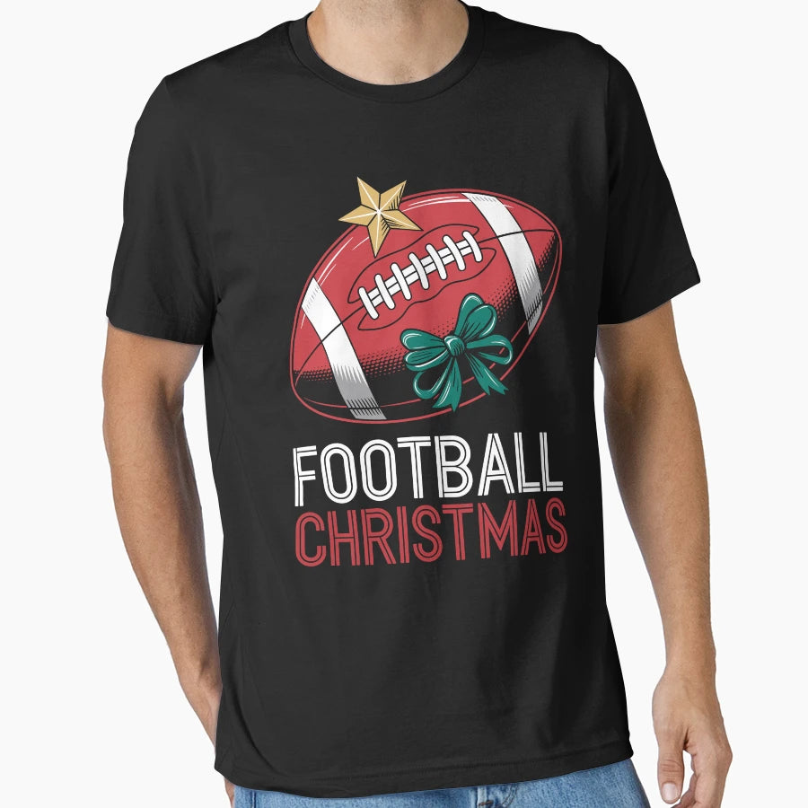 Football Fun Holiday Sports American T-Shirt - Minimalist Print Unisex - T-Shirt, Sweatshirt, Hoodie