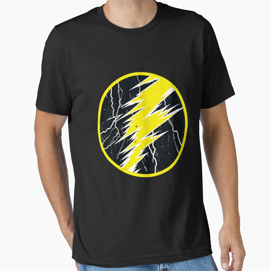 Big Yellow Lightning Bolt T-Shirt - Fun Novelty Design for Adults - T-Shirt, Sweatshirt, Hoodie