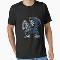 Grim Reaper Figthing T-Shirt - Aesthetic Graphic for Adults - T-Shirt, Sweatshirt, Hoodie