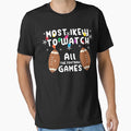 Most Likely To Watch All Football T-Shirt - Minimalist Print for Adults - T-Shirt, Sweatshirt, Hoodie