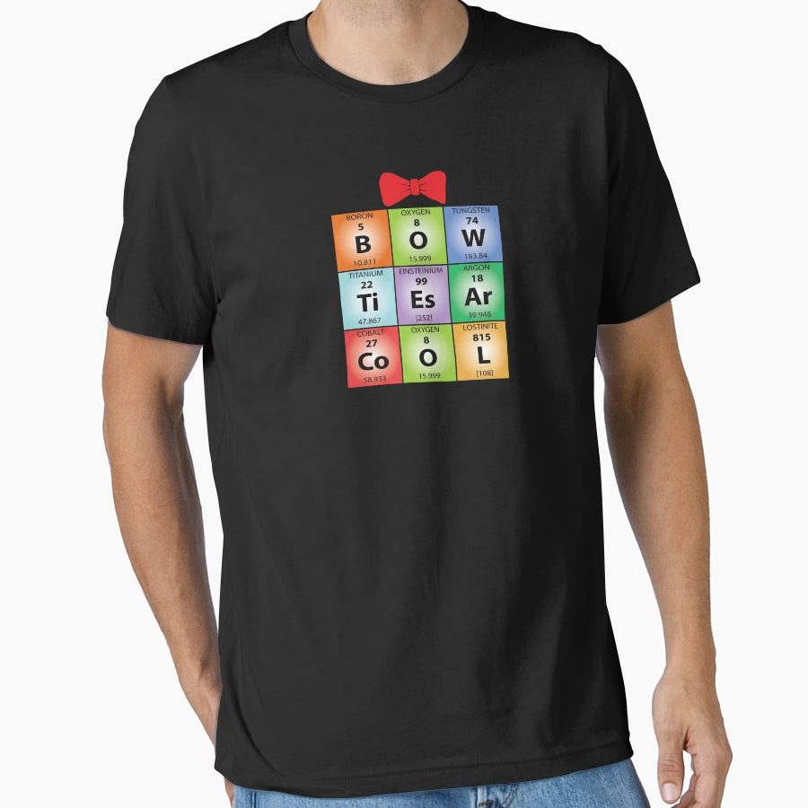 Bow Ties Chemical Elements Dark T-Shirt - Casual Everyday Wear Men Women - T-Shirt, Sweatshirt, Hoodie