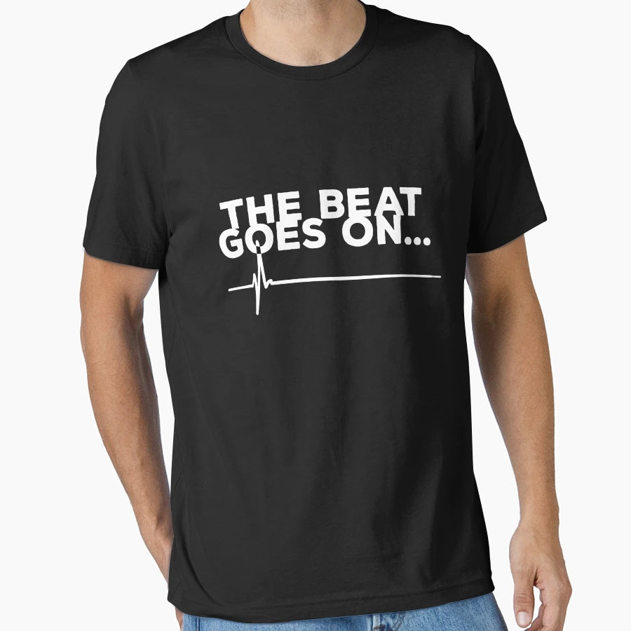 Heart Attack Survivor Gifts Beat Goes T-Shirt - Novelty Apparel Unisex - T-Shirt, Sweatshirt, Hoodie