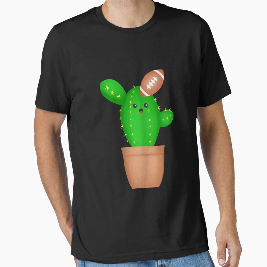 Cactus Plays American Football T-Shirt - Unique Graphic Men Women - T-Shirt, Sweatshirt, Hoodie
