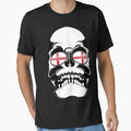 England Football Skull T-Shirt - Aesthetic Graphic Unisex - T-Shirt, Sweatshirt, Hoodie