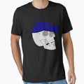 Skull Cigarette And Cap T-Shirt - Casual Everyday Wear for Adults - T-Shirt, Sweatshirt, Hoodie