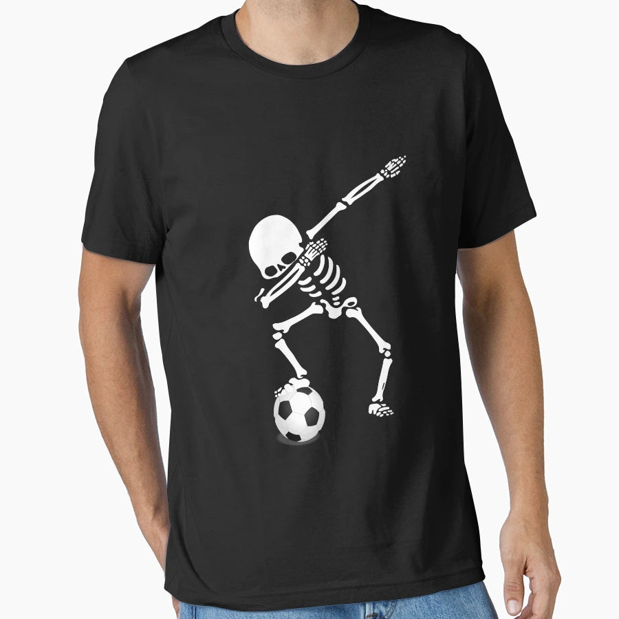Dabbing Skeleton Soccer Soccer Soccer Hoodie - Unique Graphic Men Women - T-Shirt, Sweatshirt, Hoodie