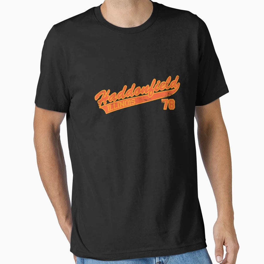 Haddonfield 2 Distress T-Shirt - Novelty Apparel for Adults - T-Shirt, Sweatshirt, Hoodie