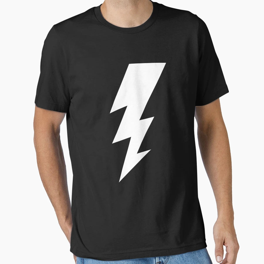 White Lightning T-Shirt - Minimalist Print Unisex - T-Shirt, Sweatshirt, Hoodie