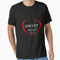 I Love Soccer Football Gift T-Shirt - Casual Everyday Wear Men Women - T-Shirt, Sweatshirt, Hoodie