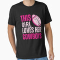 This Loves Her Cowboys T-Shirt - Aesthetic Graphic for Adults - T-Shirt, Sweatshirt, Hoodie