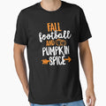Fall Football And Pumpkin Spice T-Shirt - Custom Art Print Men Women - T-Shirt, Sweatshirt, Hoodie