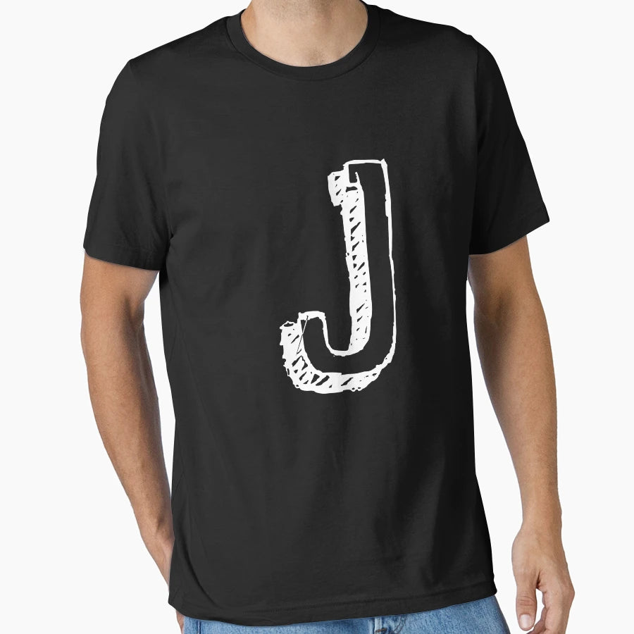 Letter J Alphabet Group Halloween Costume T-Shirt - Minimalist Print Unisex - T-Shirt, Sweatshirt, Hoodie